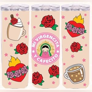 Virgencita y Cafecito Tumbler